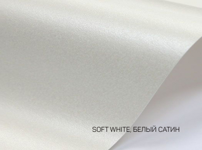 120-72X102-250-L MAJESTIC SATIN SOFT WHITE БЕЛЫЙ САТИН бумага